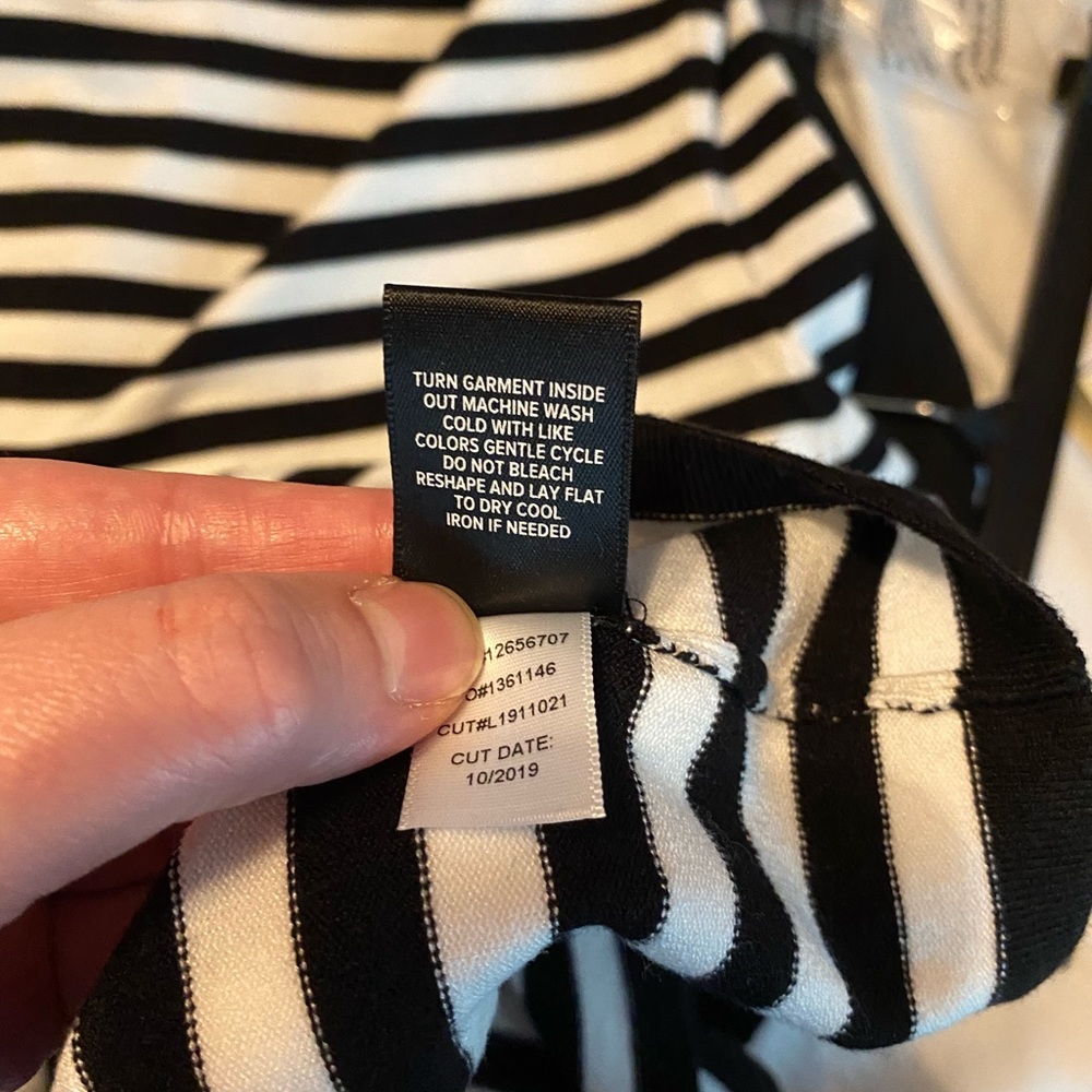 torrid Black and White Striped Midi Dress - Picture 5 of 5